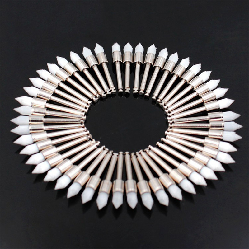 Teeth Whitening Brush - 100PCS/Box Dental Polishing Brush Nylon Sharp