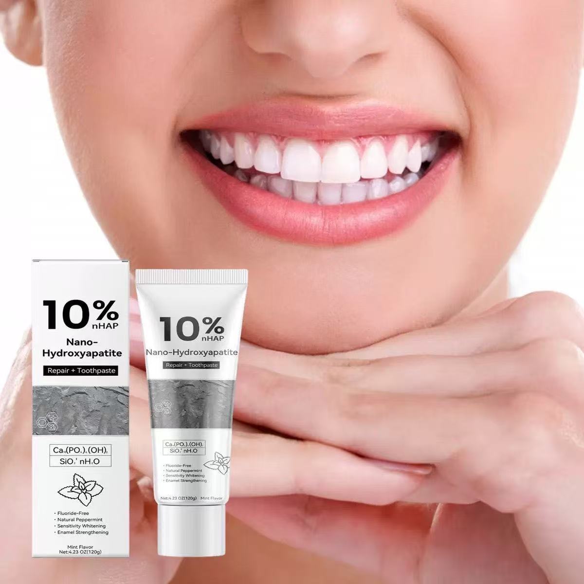 Teeth Whitening Yellow Teeth - 10% Nano Hydroxyapatite Whitening & Removing