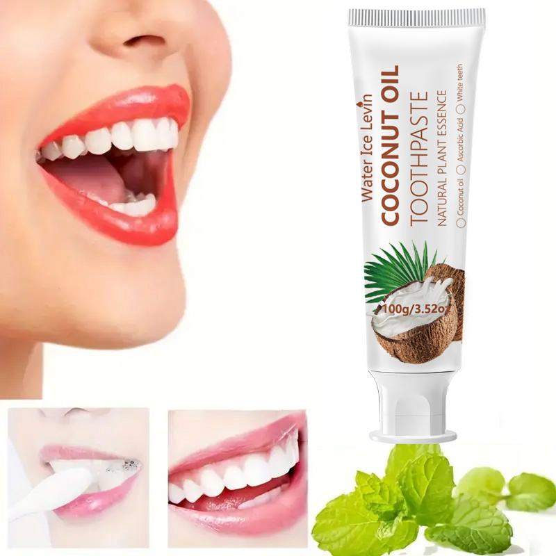 Teeth Whitening And Stain Removal - Coconut Oil Toothpaste 100g Natural Plant