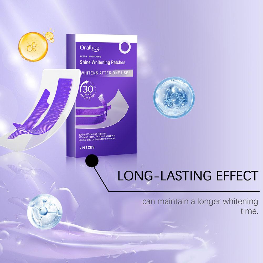 7pcs Purple Teeth Whitening St - огляд і ціна Teeth Whitening And Stain Removal