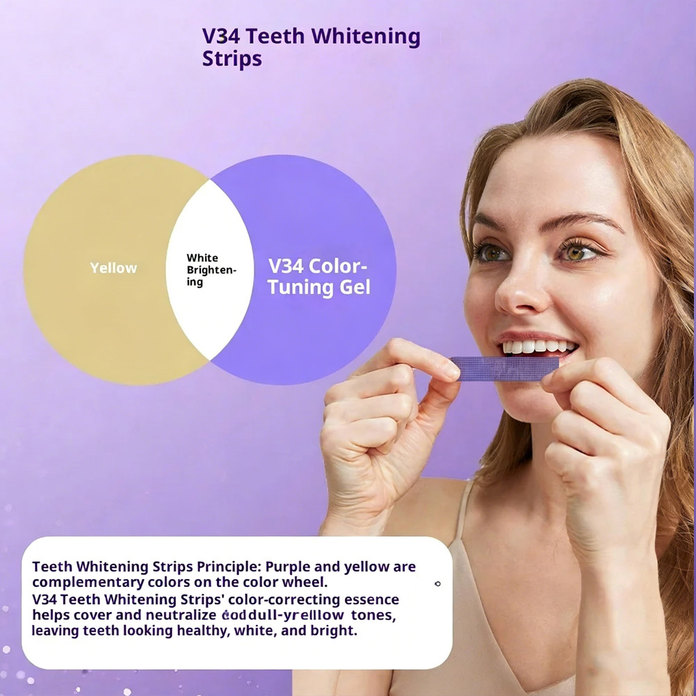 7pcs Purple Teeth Whitening St - огляд і ціна Teeth Whitening And Stain Removal