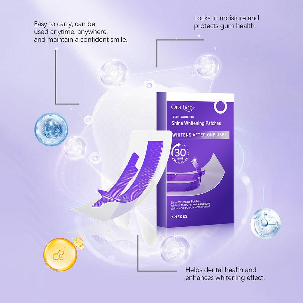 7pcs Purple Teeth Whitening St - огляд і ціна Teeth Whitening And Stain Removal