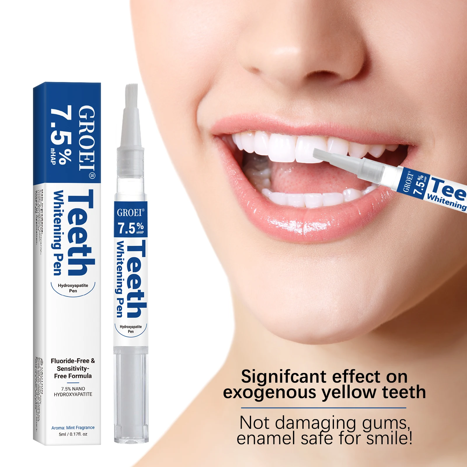 Hydroxyapatite Tooth Whitening - огляд і ціна Teeth Paint Whitening