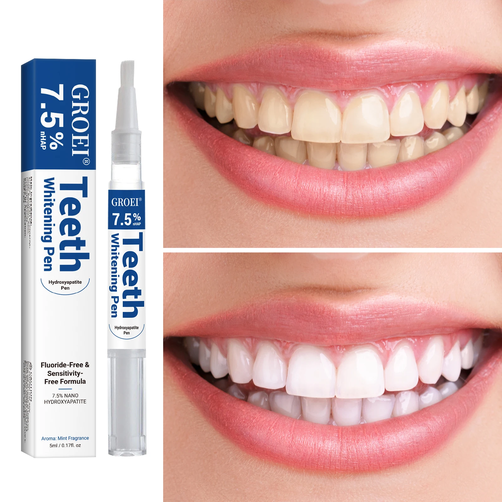 Hydroxyapatite Tooth Whitening - огляд і ціна Teeth Paint Whitening
