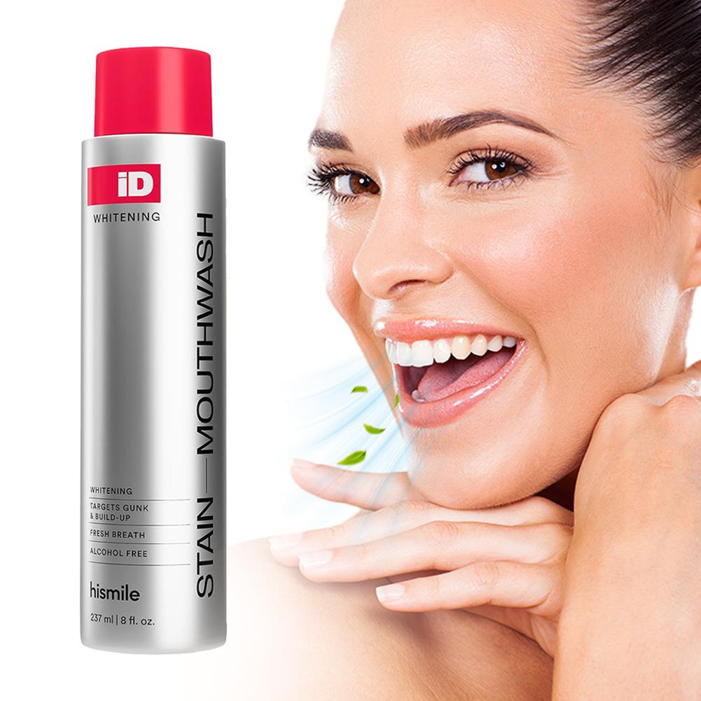 Hismile iD Alcohol Free Mouthw - огляд і ціна Teeth Whitening And Stain Removal
