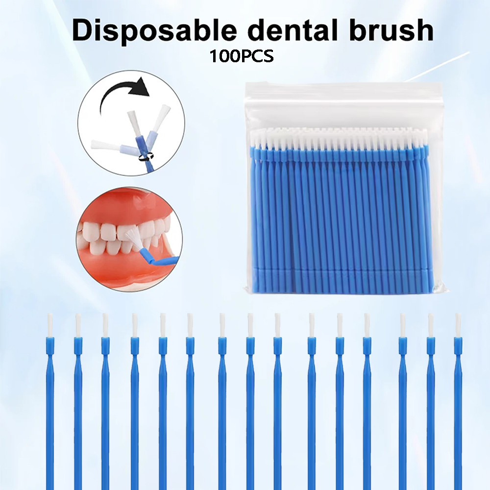 100Pcs Dental Disposable Micro - огляд і ціна Teeth Whitening Brush