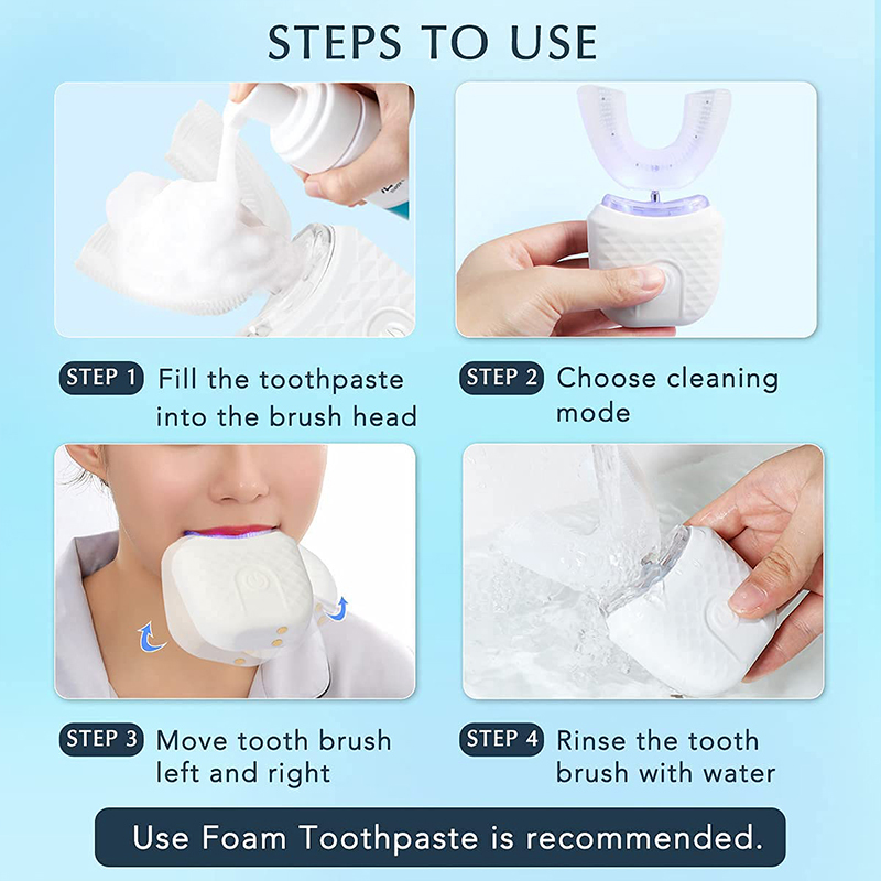 U-Shaped Rechargeable Light Qu - огляд і ціна Teeth Whitening From Home