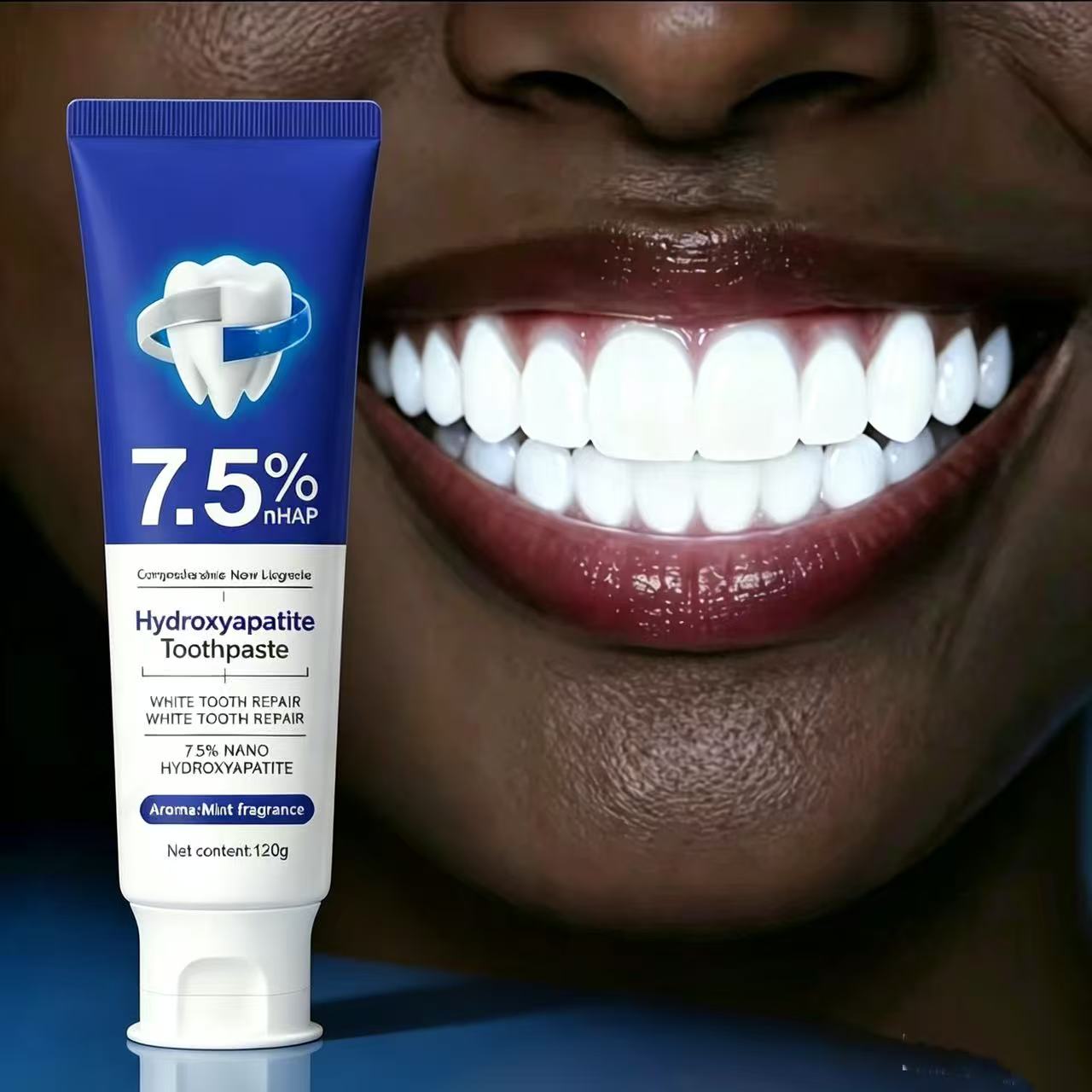 7.5%Nano Hydroxyapatite Toothp - огляд і ціна Teeth Whitening Yellow Teeth