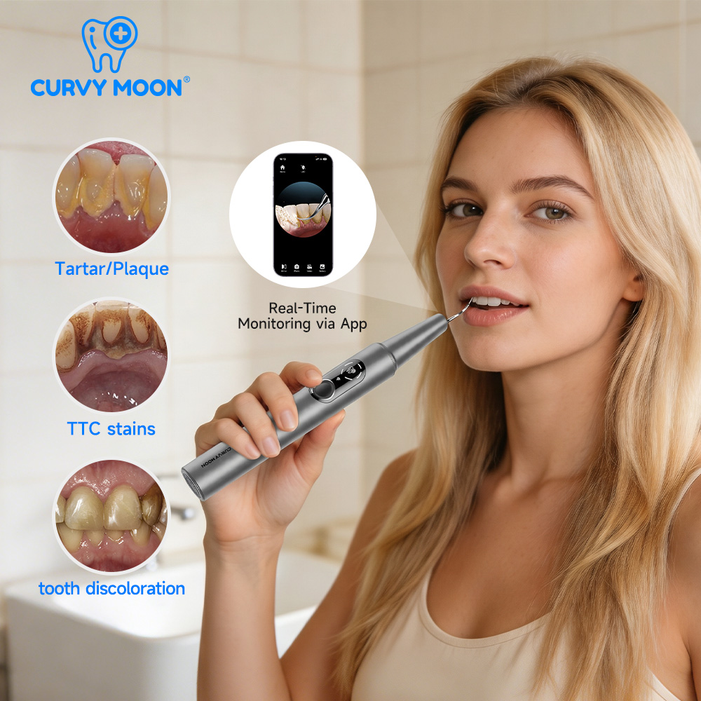 CURVY MOON Visible Electric Ul - огляд і ціна Teeth Whitening And Stain Removal