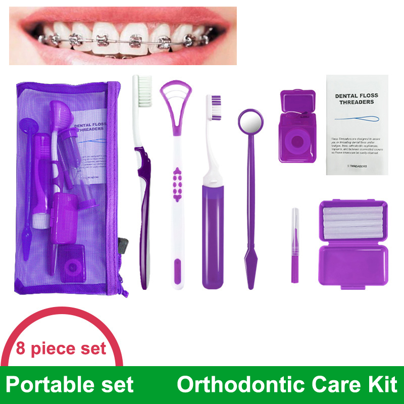 8pcs/set Dental Care Brush Kit - огляд і ціна Teeth Whitening Brush