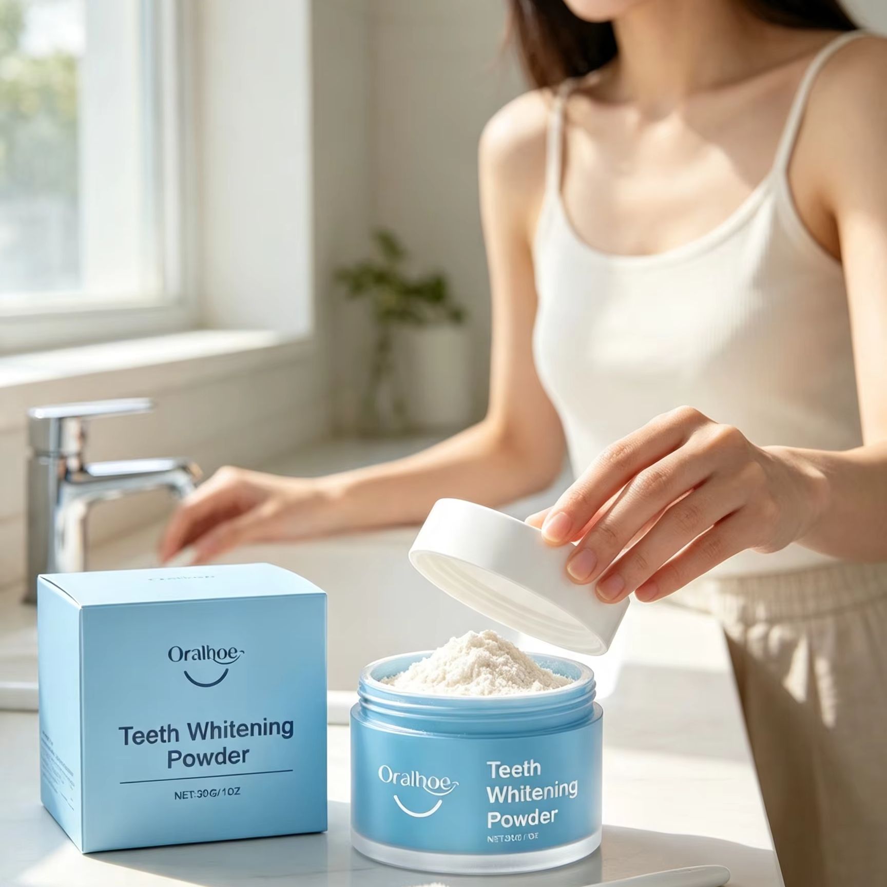 Oralhoe Tooth Powder for Brush - огляд і ціна Teeth Paint Whitening