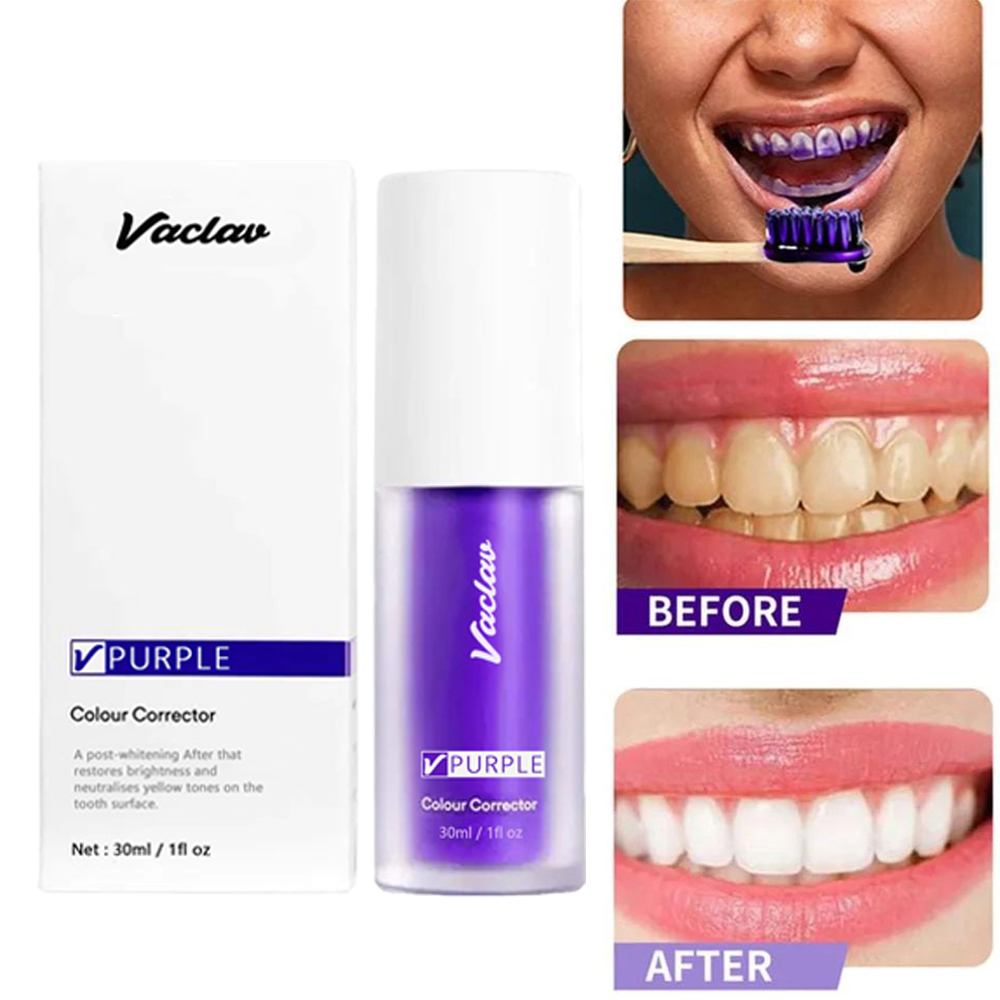 30ml Vaclav Purple Toothpaste  - огляд і ціна Teeth Whitening Opalescence