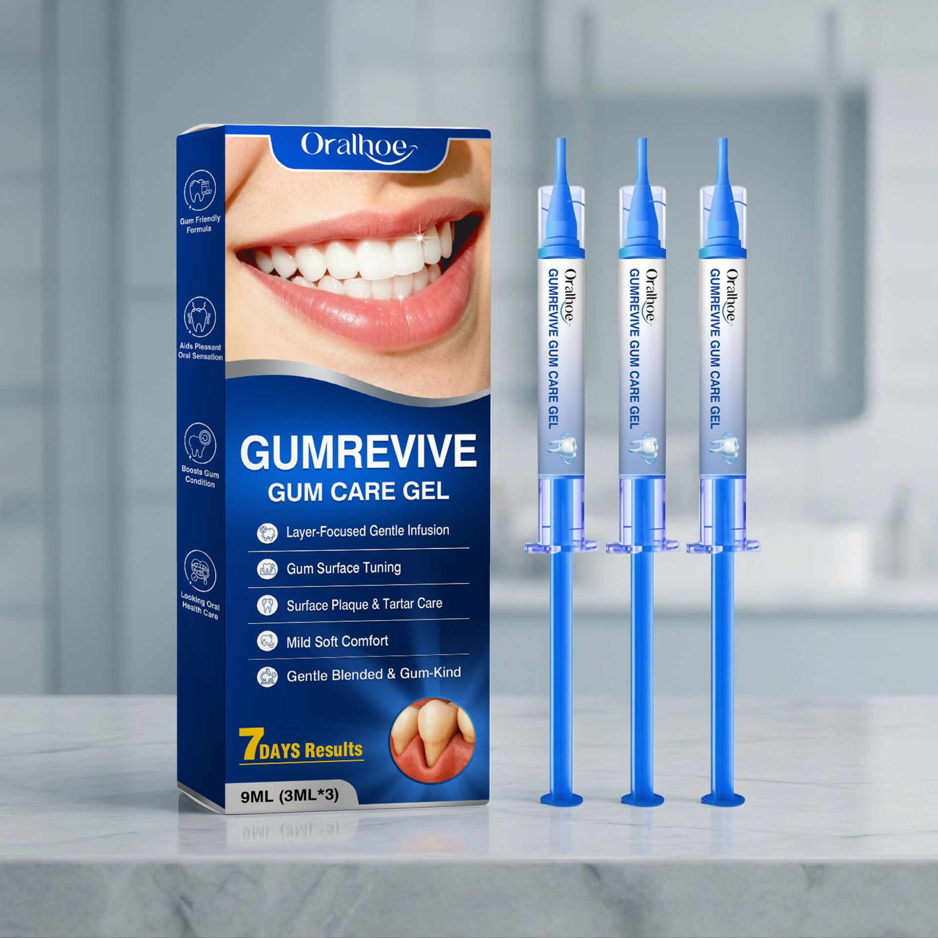 Oral Care Gel 3Pcs Gum Cleanin - огляд і ціна Teeth Whitening Singapore