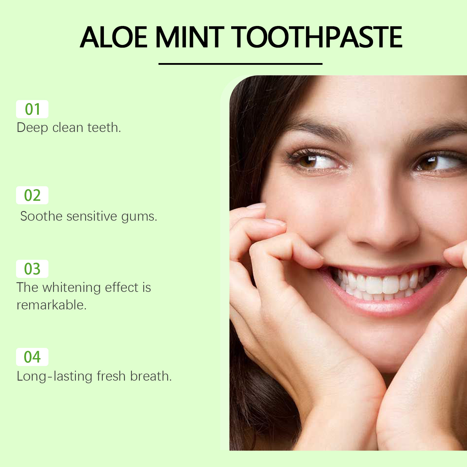 Aloe and Mint Whitening Toothp - огляд і ціна Teeth Whitening Yellow Teeth