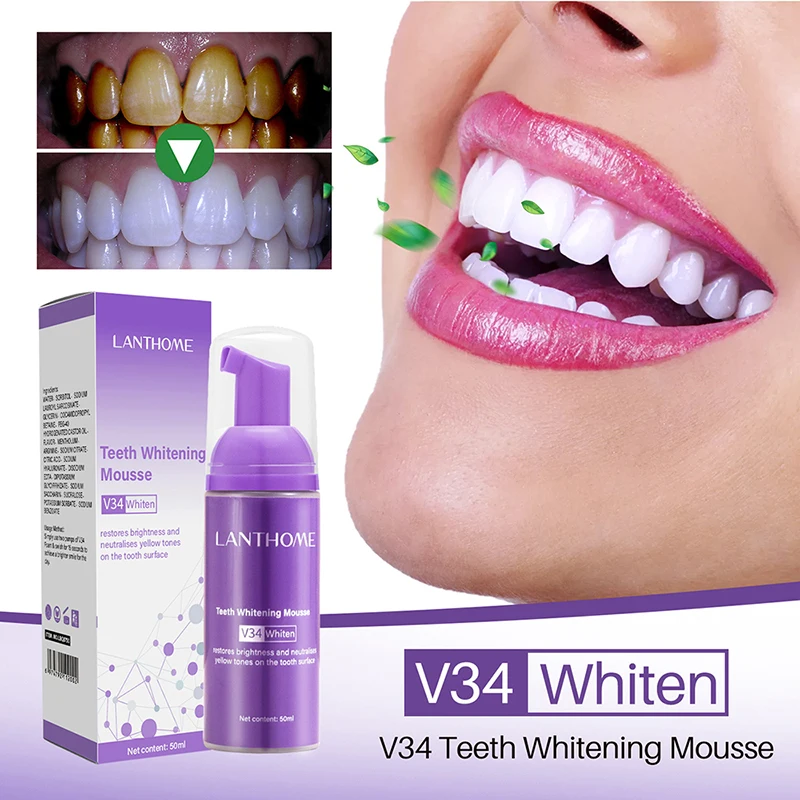 Mousse V34 Toothpaste Teeth Cl - огляд і ціна Teeth Whitening Opalescence