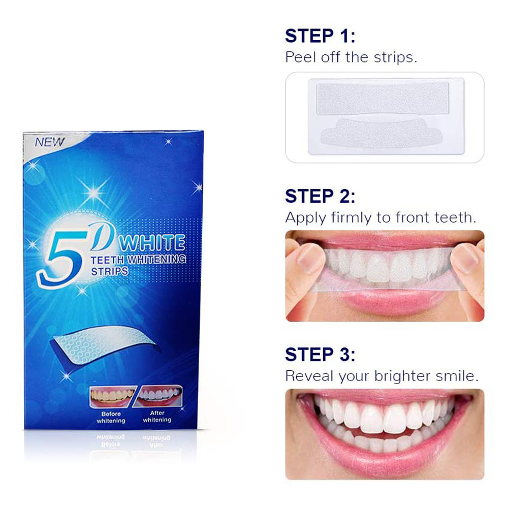 5D White Teeth Whitening Strip - огляд і ціна Teeth Whitening Singapore