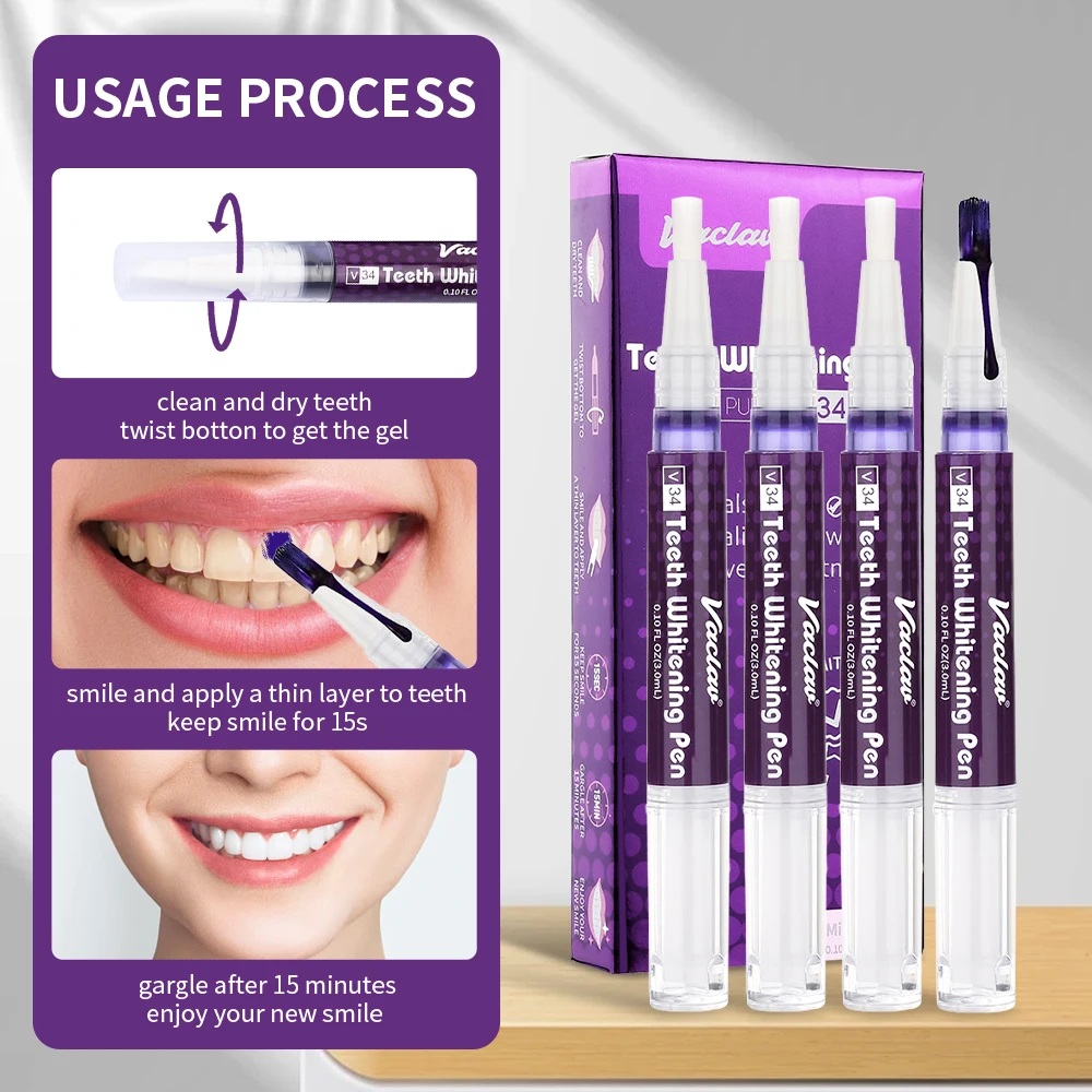 Vaclav V34 Purple teeth whiten - огляд і ціна Teeth Whitening Singapore